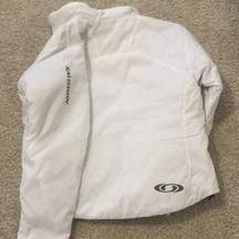 NWT Salomon White Shell Jacket