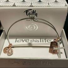 Have Faith Stainless Steel Bangle - New in‎ Box - B2P10