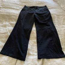 Cropped wide leg pant