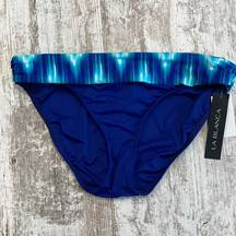 La Blanca 14 //  NWT Blue Turquoise Bikini Bottoms