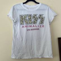 Recycled Karma Kiss Animalize Uncensored Tour Tee Size Medium