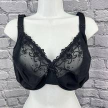 Anita Rosa Faia  Daisy Rose Black Bra UW Size 40G NWT