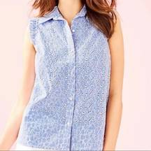 Lilly Pulitzer Eyelet Top 8