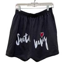 Soffe  Santa Baby Shorts Black Size 2x