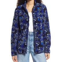 NWT NORDSTROM X CRISTINA MARTINEZ Fleece Jacket Blue Medium