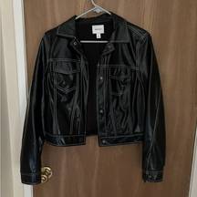 Nine west vegan leather jacket