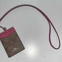 Coach  Lanyard Card ID Holder