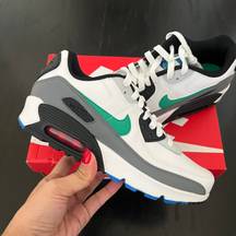 Nike NIB  Air Max 90 LTR GS White Stadium Green