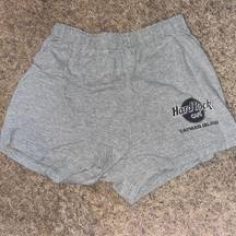 Hard Rock Cafe lounge shorts. Super comfy.