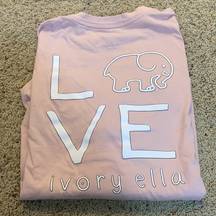 Ivory Ella Pink long sleeve Ivory + Ella  Shirt