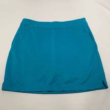 Gymshark Women's Stretch Tennis Athletic Skirt Active Skort Aqua Blue Medium