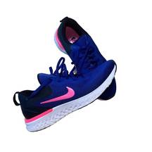 Nike Odyssey React Running Athletic Athleisure Shoes Size 10 Blue Pink Black