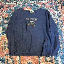 Lake Geneva Crewneck Blue Size M - $15 - From kayleigh