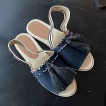 Bettye Ace‎ Tassel Slingback Sandals