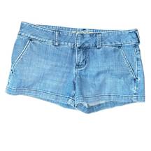 Fossil Denim Jean Short Shorts with front and back pockets size 8/Medium