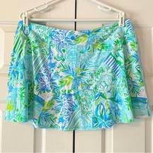 Lilly Pulitzer NWT  Corrine Skort in Whisper Blue Beach Happy, XL