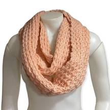 Free State Pink knitted infinity scarf