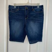 BANDOLINO MANDIE DENIM SHORTS SIZE 16P