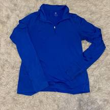 Bright Blue Athletic Quarter Zip