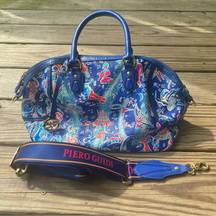 Piero Guidi Magic Circus Blue Crazy Color Satchel