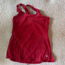 Mountain Hardware Red Athletic Racerback Tank top