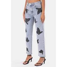 Adika Butterfly Cropped Jeans | MOM