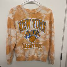 New York Knicks Basketball Tie Dye Crewneck Sweatshirt