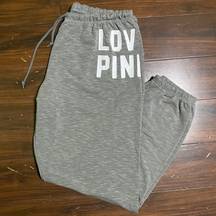 PINK - Victoria's Secret VS PINK Light Grey Sweatpants