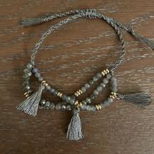 Old navy tassel bracelet
