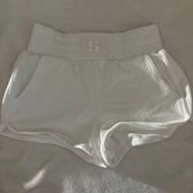 sports illustrated white lounge shorts