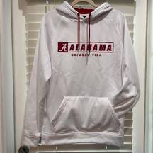 Men's Alabama Crimson Tide White Hoodie