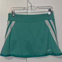 Nike  Dri-Fit Tennis Skirt Skort Teal & White Women’s XL Extra Large Golf