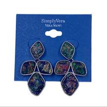 Simply Vera | Vera Wang Iridescent Fashion Earrings