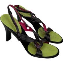 Cole Haan  Lab Series G Pink and Green Heels