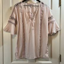 Victoria's Secret Tunic Night Shirt Blouse Cover Up - Size Small