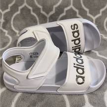 Adidas  Adilette Women’s Sandal White / Gray H03266 Size 7 New