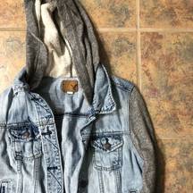 American Eagle [] small jean sweatshirt jacket