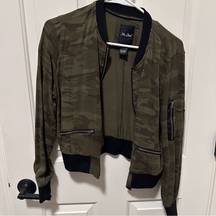 lightweight Camo Bomber Jacket