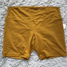 Lululemon Align High Rise Short 8" in Gold Spice