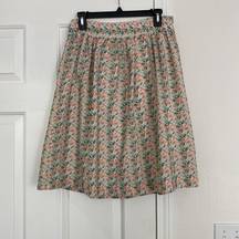 Collection spring floral full skirt.