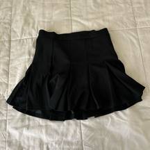 Pleated Black Skirt