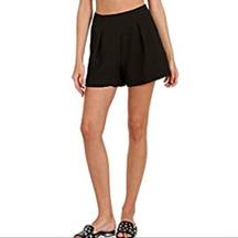 NEW Line & Dot Black Box Pleated Trouser Shorts