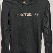 Carhartt  grey long sleeve shirt size small