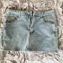 Denim Mini Skirt