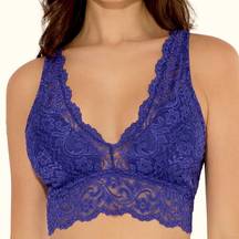 Blue Lace Bralette Top