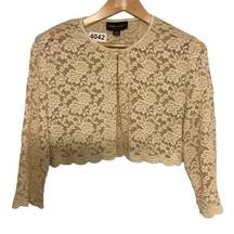 lace bolero jacket nude size XL by Connected