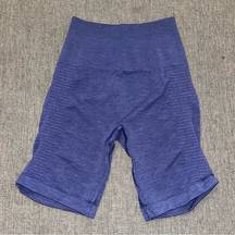 Alphalete blue spandex shorts, size XS