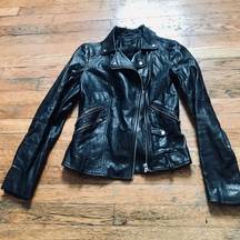 ZARA  black leather jacket