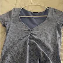 Brandy Melville Blue V Neck