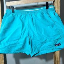 Patagonia  teal blue baggies shorts